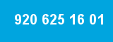 920 625 16 01 920 625 16 01